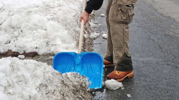 snow on the road