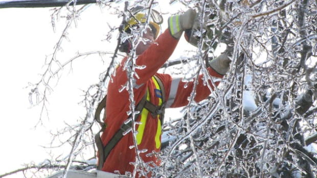 week after ice storm