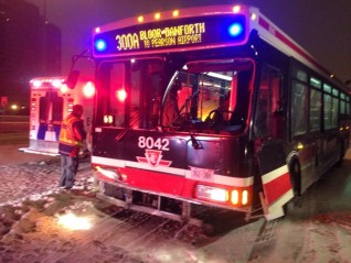 TTC bus crashes on Hwy. 4272