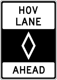 HOV Ahead