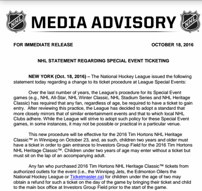 nhl-media-advisory