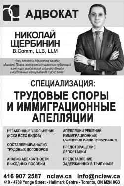 Адвокат Николай Щербинин – B.Comm, LLB, LLM